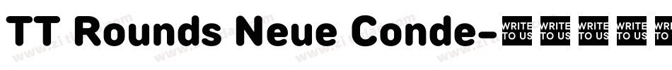 TT Rounds Neue Conde字体转换
